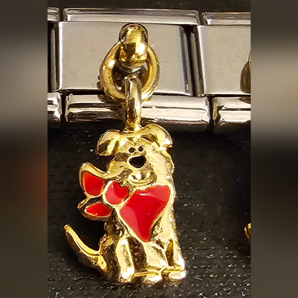 4 different Dangling Italian Charms to Choose from